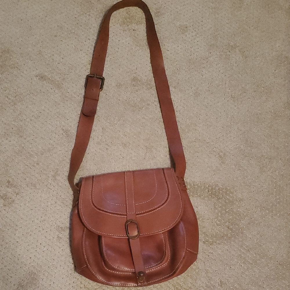 Patricia Nash Saddle Bag Genuinen Leather